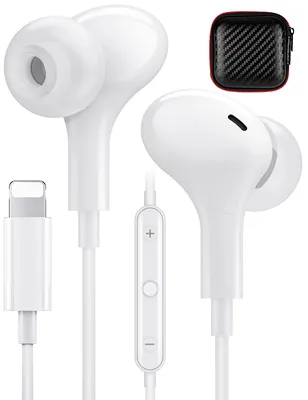 Amazon.com: Headphones for Apple iPhone 13 14 Pro Max 12 Mini 11 XR SE3,  MFi Certified Magnetic Wired Earbuds HiFi Stereo with Lightning Connector  Noise Canceling in Ear Earphones with Microphone in-Ear