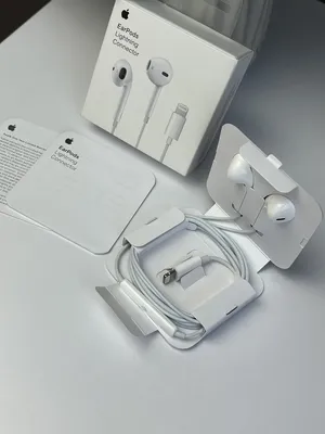 Наушники Apple EarPods с Разъёмом Lightning для Iphone Оригинал, EarPods на  Лайтнинг для Айфона и Айпад — Купить на BIGL.UA ᐉ Удобная Доставка  (1848023017)