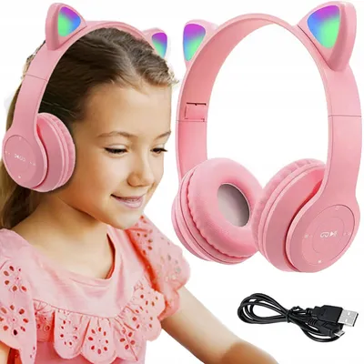 Беспроводные детские наушники Headphone,AH-807/М1-наушники-единорог-желтый,  купить в Москве, цены в интернет-магазинах на Мегамаркет