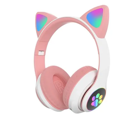 Беспроводные наушники детские Жми сюда Bluetooth 807 Pink, Black  (117266726), купить в Москве, цены в интернет-магазинах на Мегамаркет