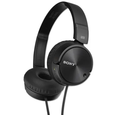 Sony Noise Canceling Headphones Black MDRZX110NC - Walmart.com