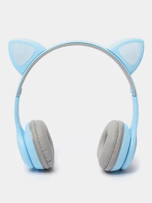 Наушники с ушками Bluetooth Cat Ear VZV-28M (STN-28) Blue кошачьи ушки:  продажа, цена в Украине. наушники и гарнитуры от \"mbbm.com.ua\" - 1452454205