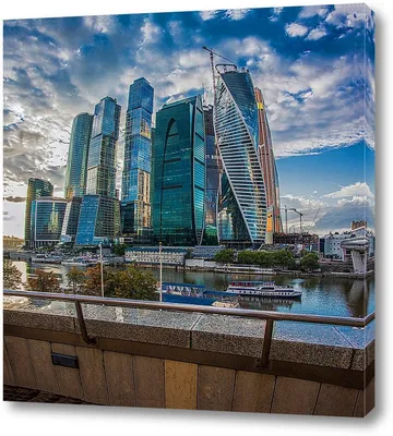 Модульная картина Москва-Сити