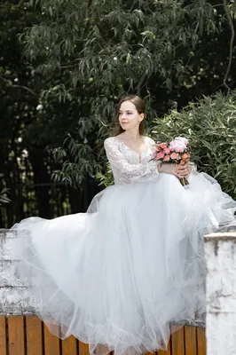 Шикарное свадебное платье артикул 221705 цвет белый👗 напрокат 10 000 ₽ ⭐  купить 60 000 ₽ в Москве