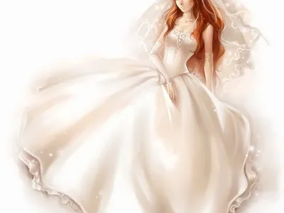 Невесты: обои, картинки с девушками фэнтези для рабочего стола, wallpapers  fantasy girls - bride