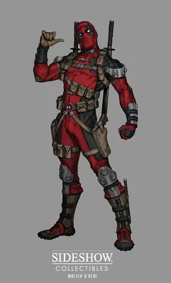 Sideshow: Sixth Scale Deadpool - Concept art | Deadpool comic, Deadpool  art, Marvel comic character