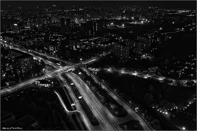 Развязка (вариант) | Ночная Москва - Авторский Фотосайт