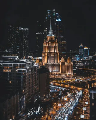 Ночная Москва (62 фото)