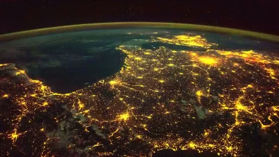 Ночной вид России из космоса - 80 фото
