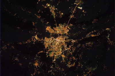 Ночные города из космоса. Самые свежие снимки с МКС. | STENA.ee