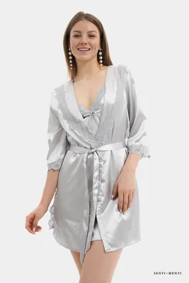 Женский халат с ночной сорочкой Metin Collection купить за 3 450 руб. в  магазине Лежебока