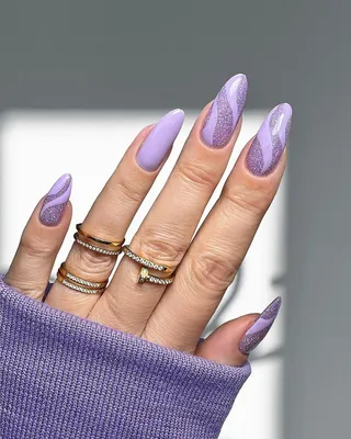 Пастельный фиолетовый дизайн ногтей — идея нежного маникюра на зиму  2022-2023 | theGirl
