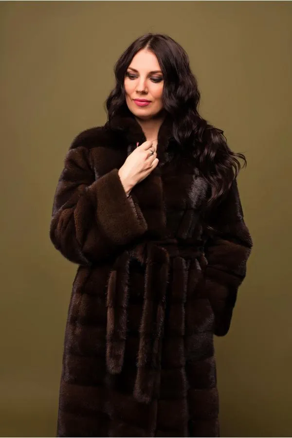 Махагон норка трансформер поперечного кроя Т3078 - магазин шуб Diana Furs Махагон норка трансформер поперечного кроя Т3078 - магазин шуб Diana Furs