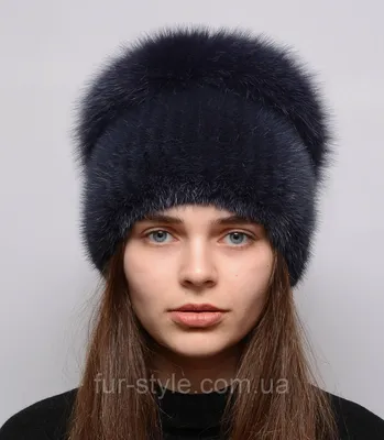 Норковая шапка женская меховая на вязаной основе \"Перо\" (ID#1056289960),  цена: 2250 ₴, купить на Prom.ua
