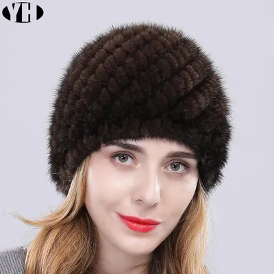 Норковая шапка женская. Коричневая на подкладке (ID#354499475), цена: 1200  ₴, купить на Prom.ua