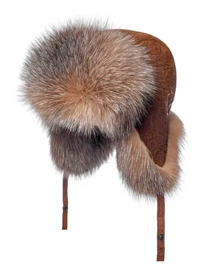 Женская меховая шапка ушанка из лисы - Kaminsky Store