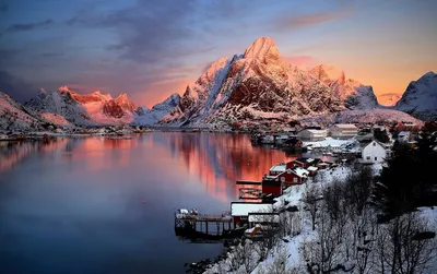 Норвегия зимой - 50 фото