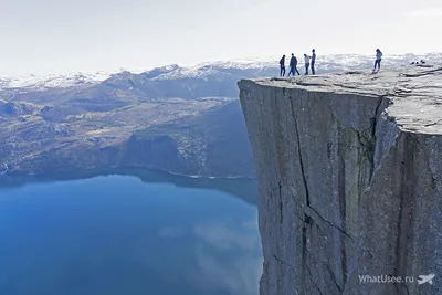 Норвегия: скала Прекестулен | Красивые места Норвегии