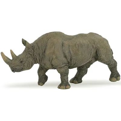 Фигурка PAPO Черный носорог - купить по лучшей цене в интернет-магазине  детских игрушек SunnyToy!