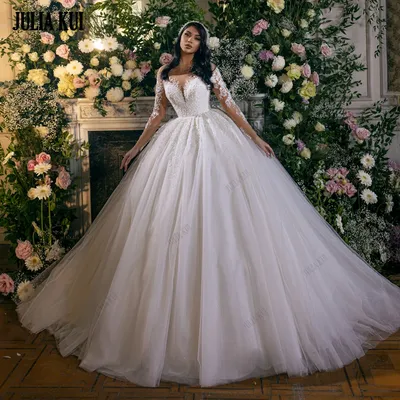 Новое 2 в 1 арабское удивительное свадебное платье русалки со съемным  шлейфом и длинными рукавами, кружевные свадебные платья – лучшие товары в  онлайн-магазине Джум Гик