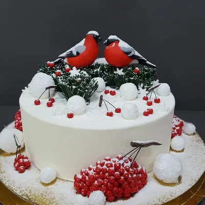 Зимний торт - 76 фото