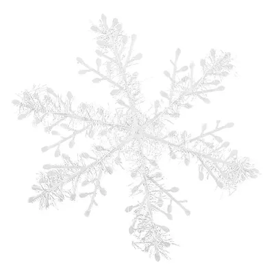Украшение новогоднее Снежинка 21 см белый (3 шт)