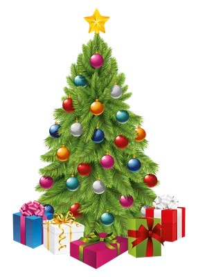 Новогодняя елка с подарками в школу — Все для детского сада