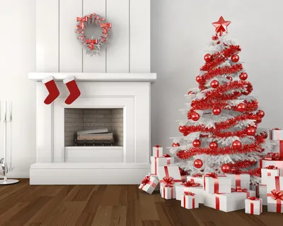 Картинка Новогодняя елка с подарками » Новый год » Праздники » Картинки 24  - скачать картинки бесплатно