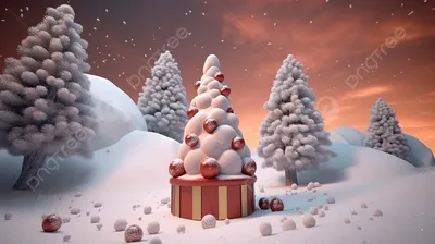 3d анимация новогодней елки, 3d модель снежной игрушки декоративный шар с  елкой и подарками 3d Merry Christmas, Hd фотография фото фон картинки и  Фото для бесплатной загрузки