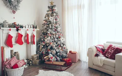 Новогоднее украшение дома | ТОП-50 Лучших Идей (95 фото)