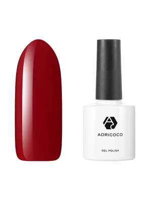 Гель лак для ногтей ADRICOCO №026 шеллак уф гельлак бордовый плотный 8 мл -  отзывы покупателей на Мегамаркет | лак для ногтей