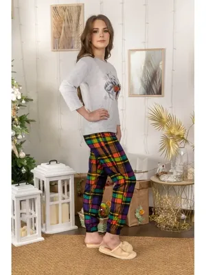 Пижама женская со штанами пижама женская Валер и Я 59876808 купить за 1 264  ₽ в интернет-магазине Wildberries