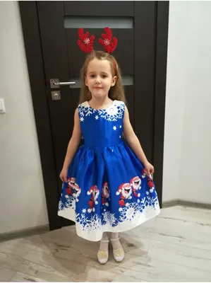 Детские новогодние праздничные платья
