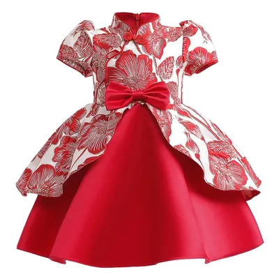 Новое рождественское платье для маленьких девочек; Новогодний костюм;  Вечерние платья принцессы в красную клетку для маленьких девочек;  Рождественская одежда для малышей | AliExpress