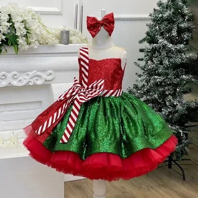 Новогоднее рождественское платье для девочек, детское платье с мультяшным  принтом снежинок, детская зимняя праздничная одежда для девочек с  изображением снеговика, 2024 | AliExpress
