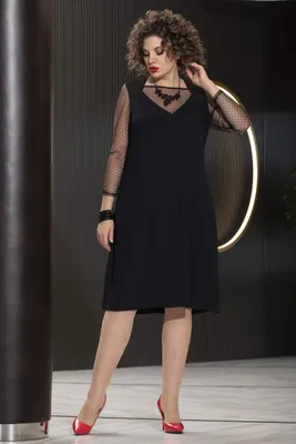 Платье женское Avanti Erika 1287 черное 50 RU - купить в Москве, цены на  Мегамаркет