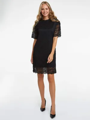 Платье женское oodji 14008052 черное 2XL - отзывы на маркетплейсе Мегамаркет