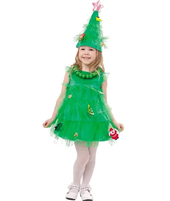 Купить карнавальный костюм Батик Елка, цв. зеленый р.110, цены на  Мегамаркет | Артикул: 100025801023