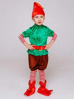Купить карнавальный костюм Batik 915 к-17 Гном, зеленый, коричневый,  красный, 104, цены на Мегамаркет | Артикул: 100025801002