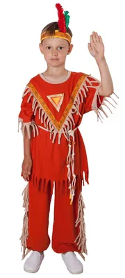 Купить костюм Вини Индейца-Мальчика Детский 128-134 см, цены на Мегамаркет  | Артикул: 100028289135