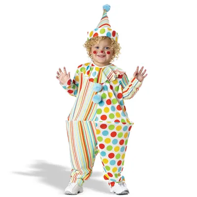 Новогодний костюм клоун (шут)