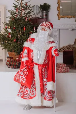 Карнавальный костюм для взрослых Дед Мороз Царский Пуговка 3014 к-20 купить  в Минске