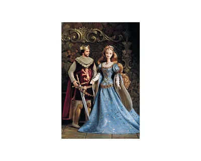 Набор кукол Barbie Ken and Barbie as Camelot's King and Queen, Arthur and  Guinevere (Кен и Барби Артур и Гвиневра - король и королева Камелота)