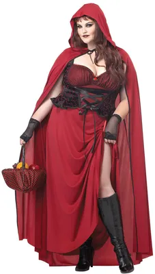 Костюм карнавальный женский Красная Шапочка California Costumes k01719  красный 3XL - купить в Москве, цены на Мегамаркет