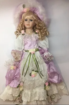 ᐉ Фарфоровая кукла Elizabeth коллекционная сувенирная 50 см