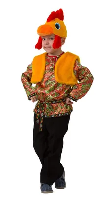 Купить карнавальный костюм Batik Петушок Петруша, мультиколор, 116, цены на  Мегамаркет | Артикул: 100034038322