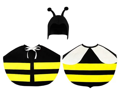 Купить карнавальный костюм детский Санта Лючия Пчела, желтый; черный, 116,  цены на Мегамаркет | Артикул: 600012220304