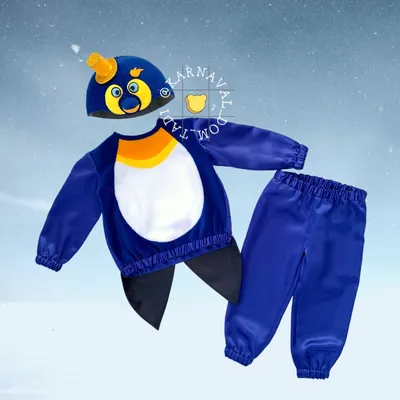 Новогодний костюм пингвина фотографии