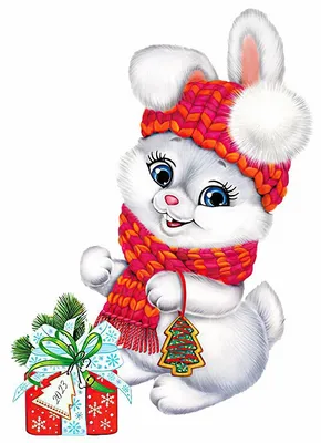 Новогодний набор наклеек на окно и стену Кролик под елочкой и снежинки 9  шт. (символ года 2023) (ID#1703768363), цена: 200 ₴, купить на Prom.ua
