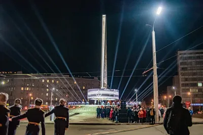 Открытие стелы «Новосибирск — город трудовой доблести» 3 ноября: 20 лучших  фото